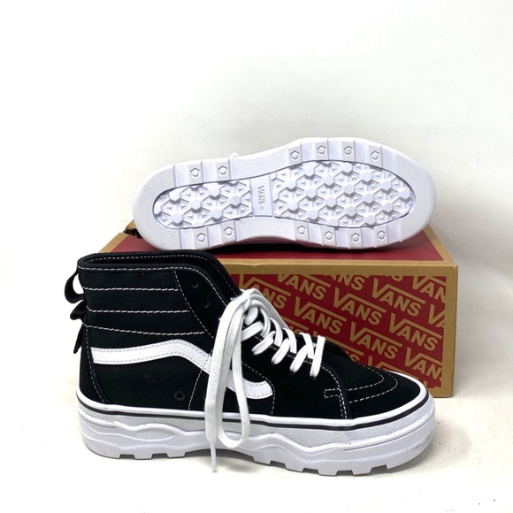 VANS Sentry Sk8-Hi WC Sneakers Women Skate Shoes Black Suede Canvas VN0A5KY5BA2 - Picture 5 of 8